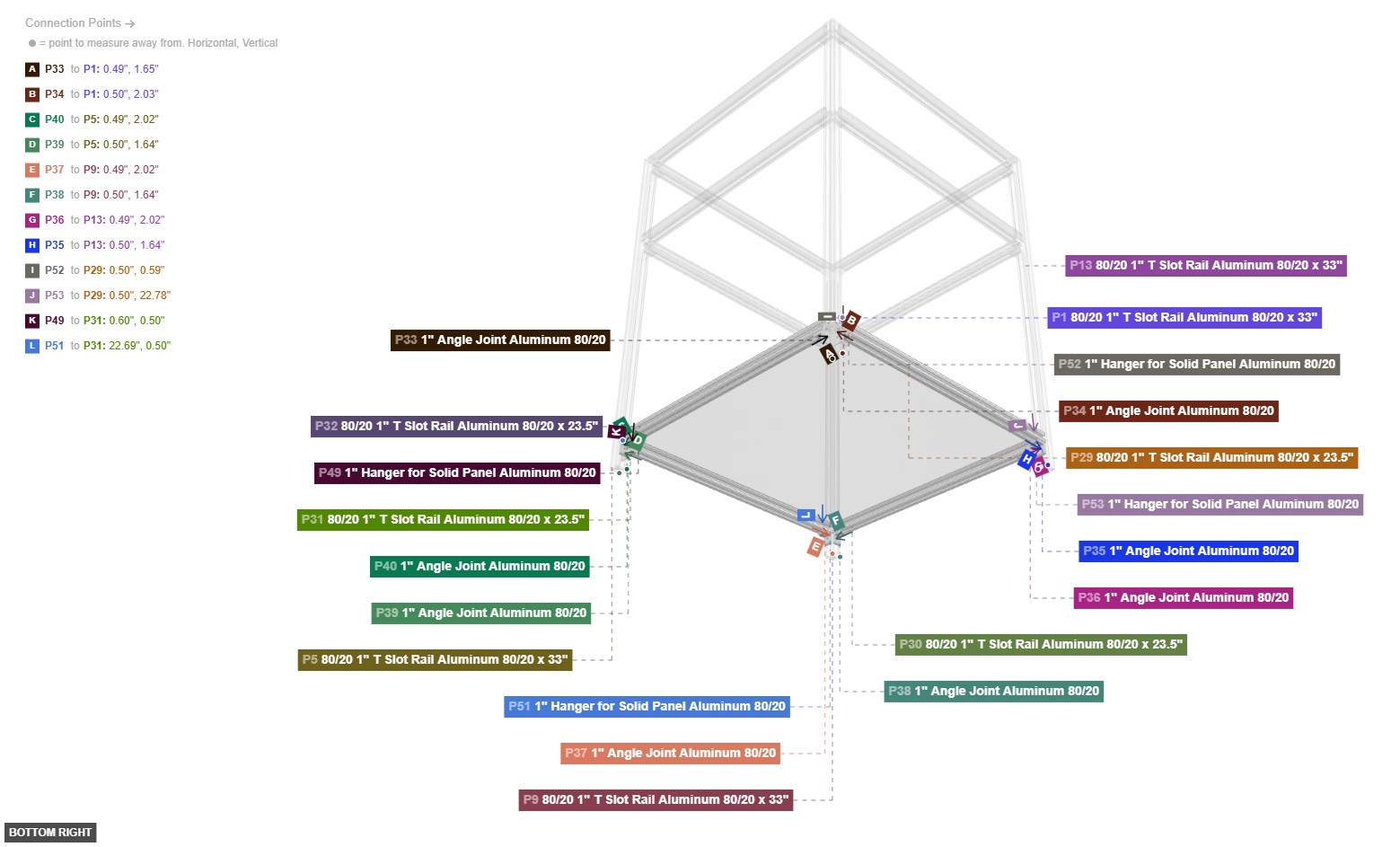 Assembly of Middle Shelf Frame Assembly - bottom_right