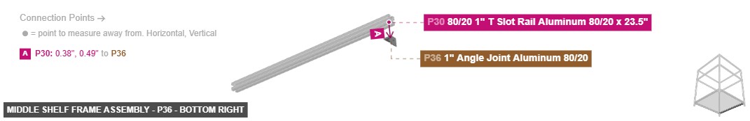 Middle Shelf Frame Assembly - Part 1