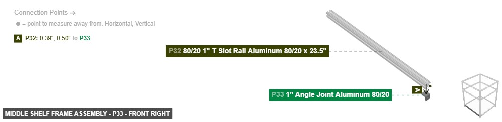 Middle Shelf Frame Assembly - Part 1