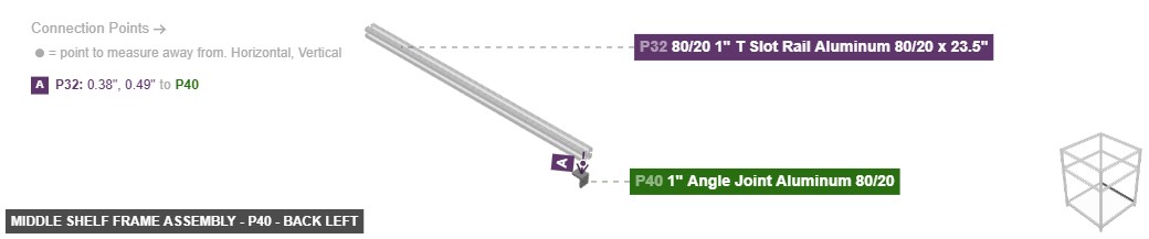 Middle Shelf Frame Assembly - Part 1