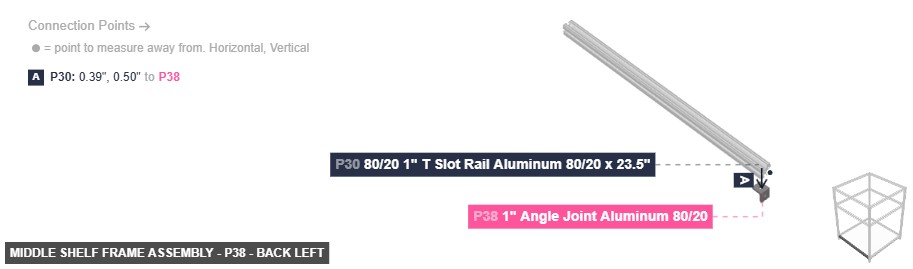 Middle Shelf Frame Assembly - Part 1