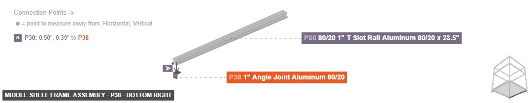 Middle Shelf Frame Assembly - Part 1