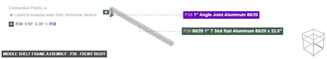 Middle Shelf Frame Assembly - Part 1