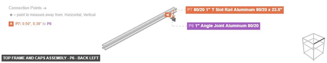 Top Frame and Caps Assembly - Part 1