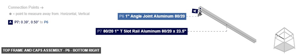 Top Frame and Caps Assembly - Part 1