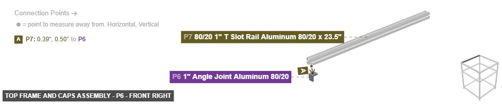 Top Frame and Caps Assembly - Part 1