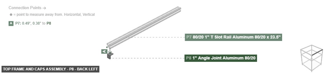 Top Frame and Caps Assembly - Part 1