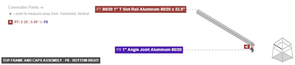 Top Frame and Caps Assembly - Part 1