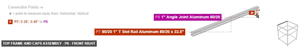 Top Frame and Caps Assembly - Part 1
