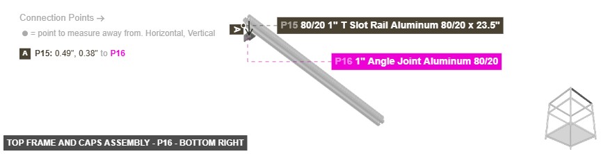 Top Frame and Caps Assembly - Part 1