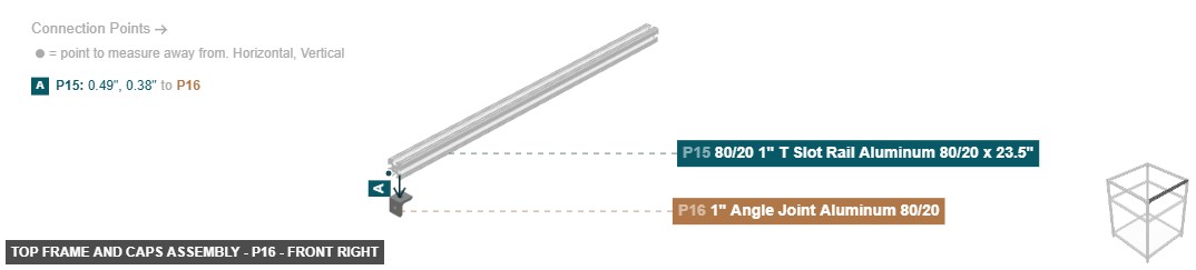Top Frame and Caps Assembly - Part 1