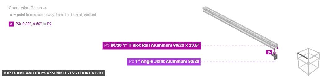 Top Frame and Caps Assembly - Part 1
