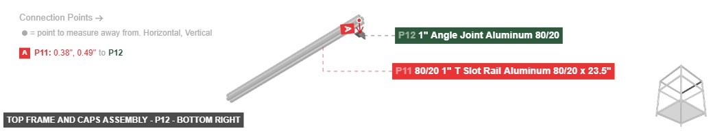 Top Frame and Caps Assembly - Part 1