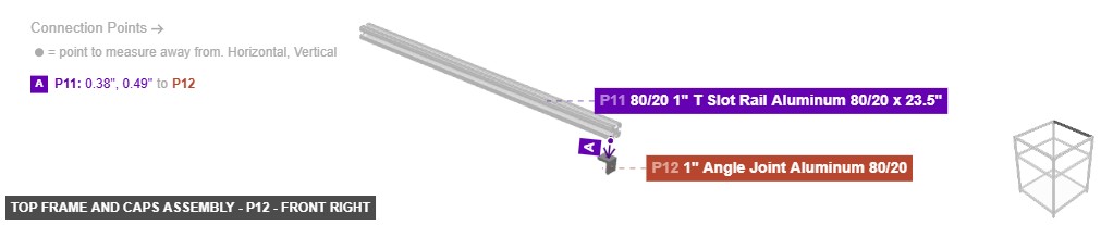 Top Frame and Caps Assembly - Part 1