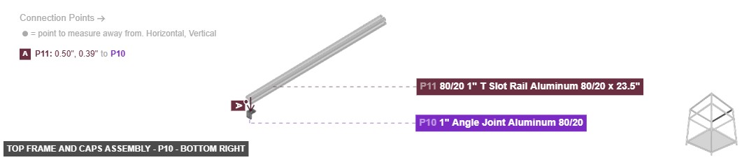 Top Frame and Caps Assembly - Part 1