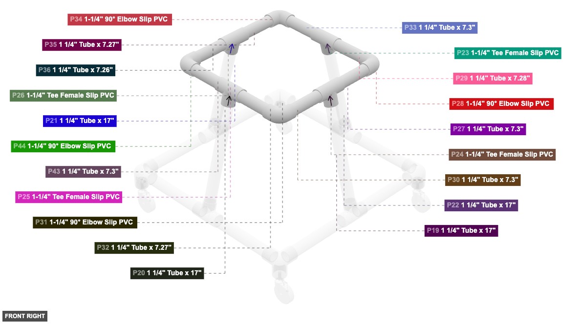 Assembly of Upper Frame Assembly - front_right