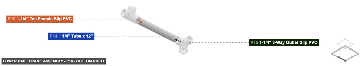 Lower Base Frame Assembly - Part 1 1/4