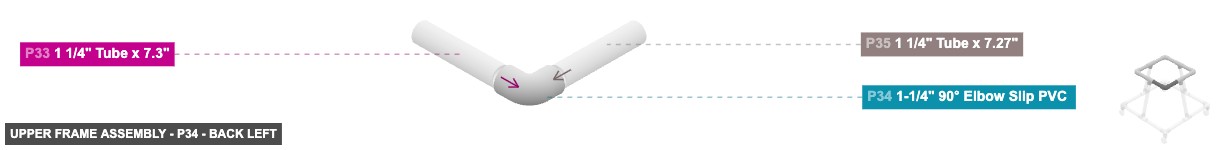 Upper Frame Assembly - Part 1-1/4