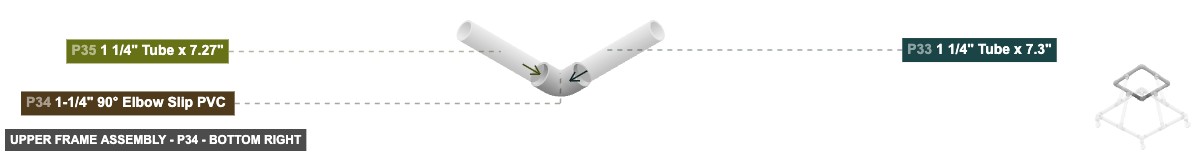Upper Frame Assembly - Part 1-1/4
