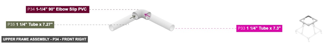 Upper Frame Assembly - Part 1-1/4