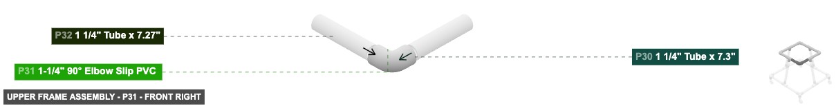 Upper Frame Assembly - Part 1-1/4