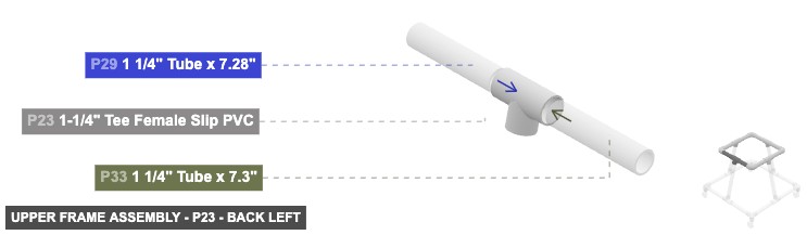 Upper Frame Assembly - Part 1-1/4