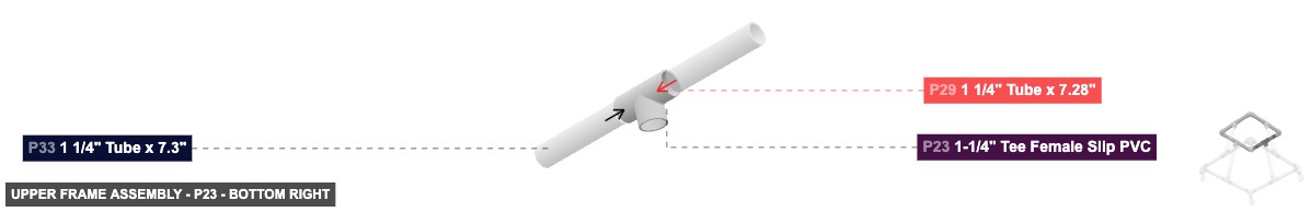 Upper Frame Assembly - Part 1-1/4