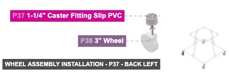 Wheel Assembly Installation - Part 1-1/4