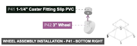 Wheel Assembly Installation - Part 1-1/4