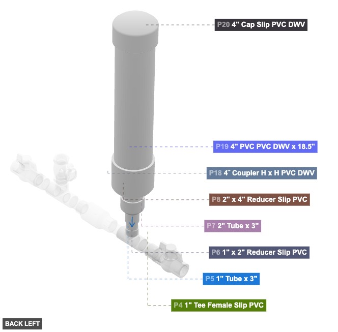 Assembly of Pressure Chamber Assembly - back_left