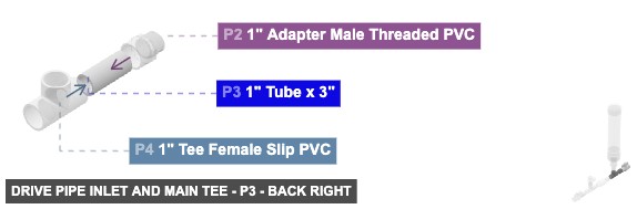 Drive Pipe Inlet and Main Tee - Part 1