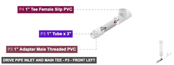 Drive Pipe Inlet and Main Tee - Part 1