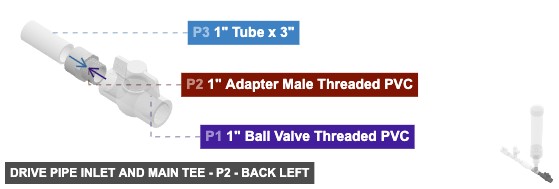 Drive Pipe Inlet and Main Tee - Part 1
