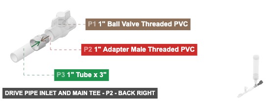 Drive Pipe Inlet and Main Tee - Part 1
