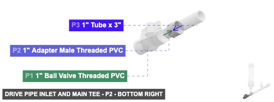 Drive Pipe Inlet and Main Tee - Part 1