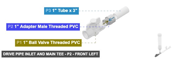 Drive Pipe Inlet and Main Tee - Part 1