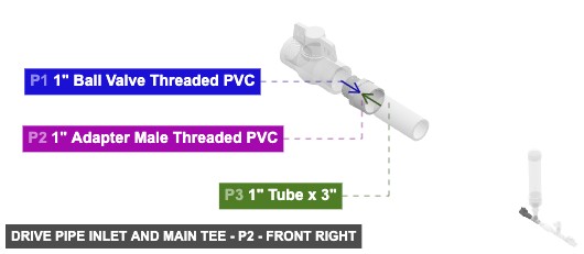 Drive Pipe Inlet and Main Tee - Part 1