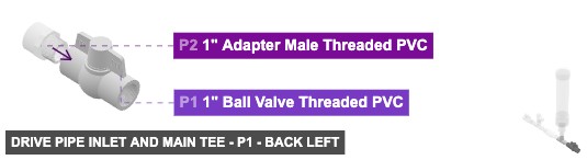 Drive Pipe Inlet and Main Tee - Part 1