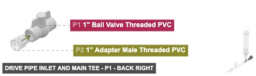 Drive Pipe Inlet and Main Tee - Part 1