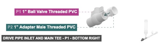Drive Pipe Inlet and Main Tee - Part 1