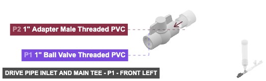 Drive Pipe Inlet and Main Tee - Part 1