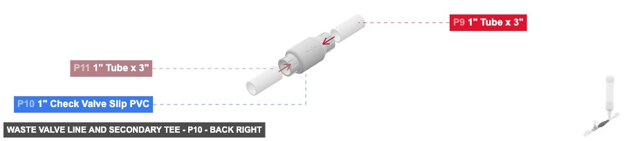 Waste Valve Line and Secondary Tee - Part 1