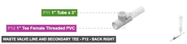Waste Valve Line and Secondary Tee - Part 1