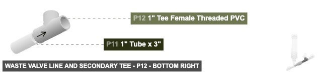 Waste Valve Line and Secondary Tee - Part 1
