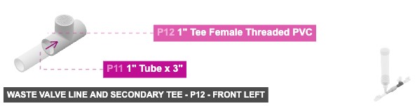 Waste Valve Line and Secondary Tee - Part 1