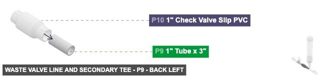 Waste Valve Line and Secondary Tee - Part 1