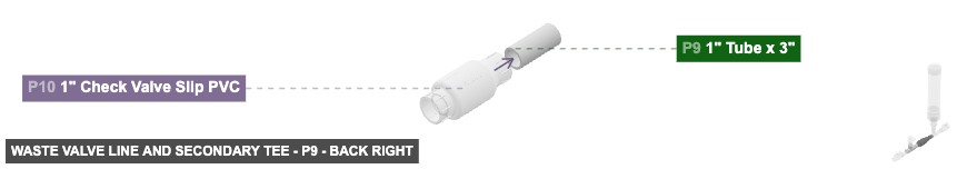 Waste Valve Line and Secondary Tee - Part 1
