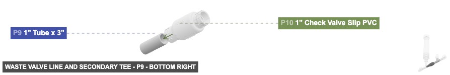 Waste Valve Line and Secondary Tee - Part 1