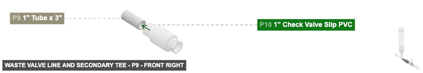 Waste Valve Line and Secondary Tee - Part 1