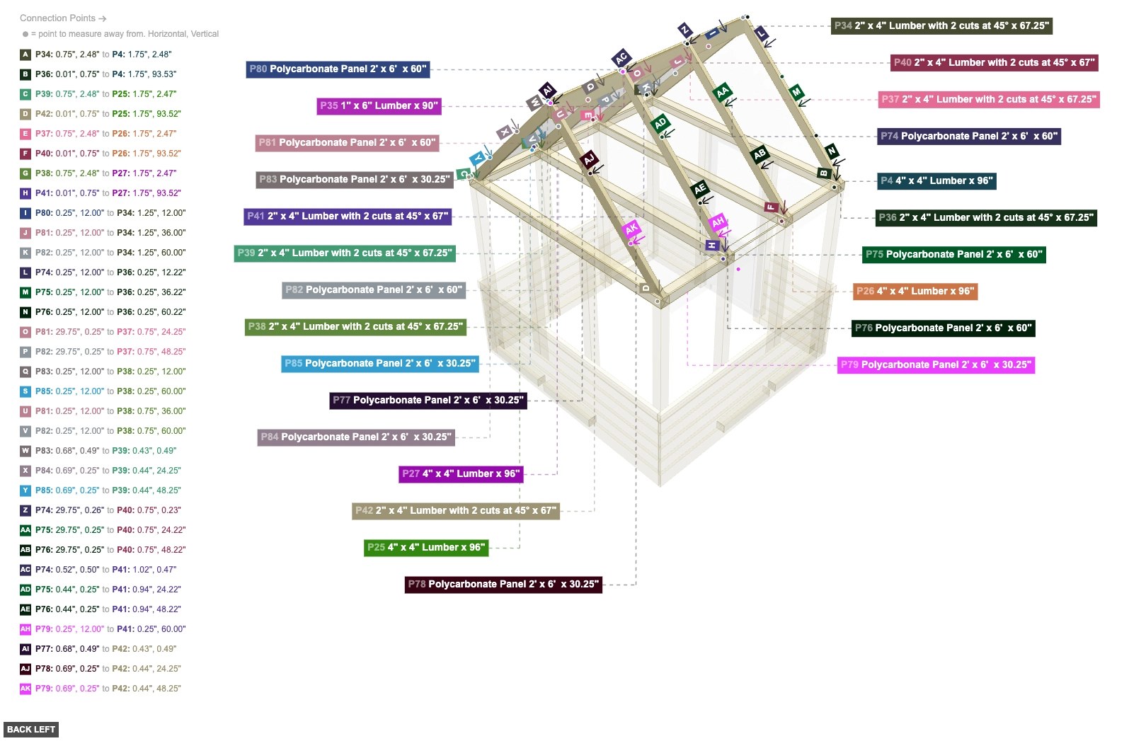 Assembly of Roof Structure Assembly - back_left